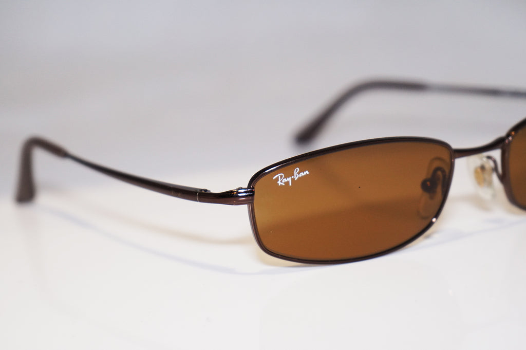 RAY-BAN Vintage Mens Designer Sunglasses Brown New Sleek RB 3198 014 16438