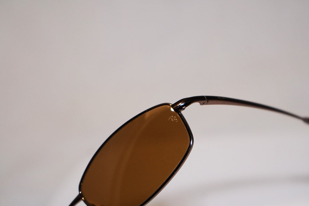 RAY-BAN Vintage Mens Designer Sunglasses Brown New Sleek RB 3198 014 16438