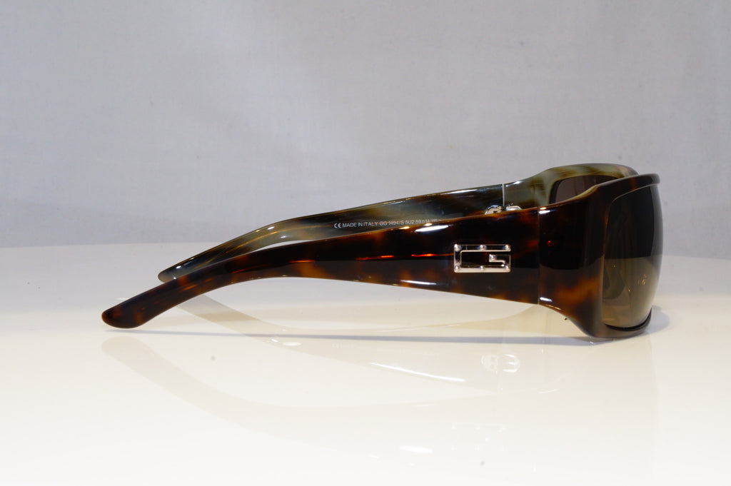 GUCCI Mens Vintage 1990 Designer Sunglasses Brown Rectangle GG 1494 5U2 20458