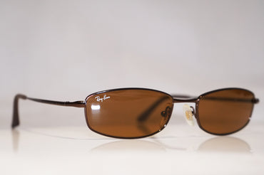 RAY-BAN Vintage Mens Designer Sunglasses Brown New Sleek RB 3198 014 16438