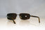 BVLGARI Mens Vintage 1990 Designer Sunglasses Brown Rectangle 5002 137/73 17785