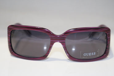 GUESS Womens Designer Sunglasses Burgundy Rectangle GU 6405 PURHRN-3 15515
