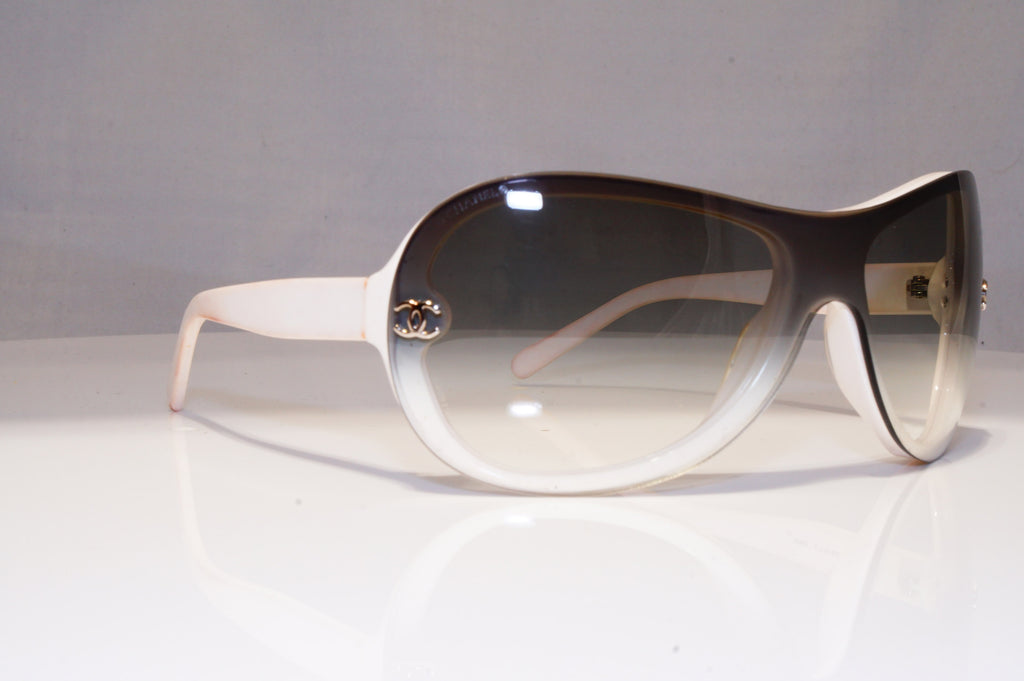 CHANEL Womens Designer Sunglasses White Shield 5066 716/8G 22330
