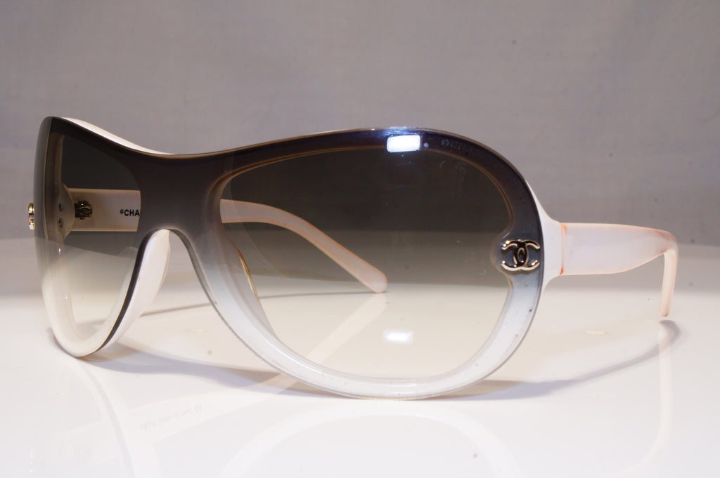 CHANEL Womens Designer Sunglasses White Shield 5066 716/8G 22330