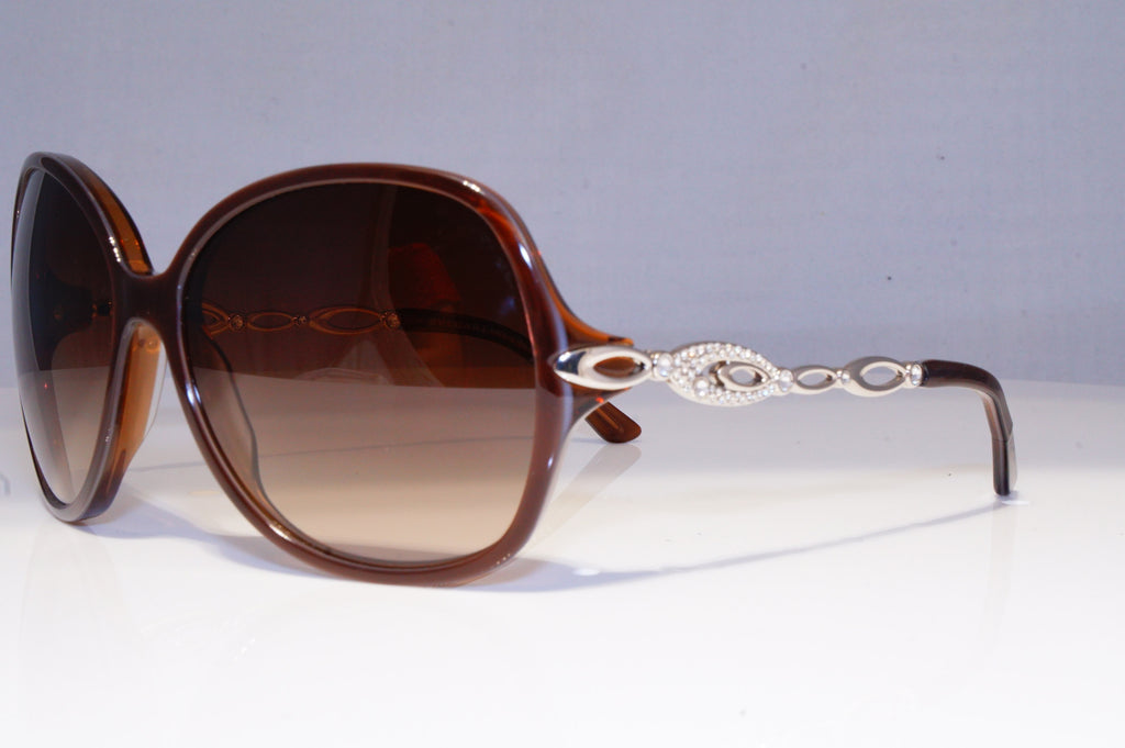 BVLGARI Womens Diamante Oversized Designer Sunglasses Brown 8036 5031/13 19550