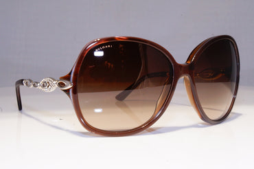 BVLGARI Womens Diamante Oversized Designer Sunglasses Brown 8036 5031/13 19550