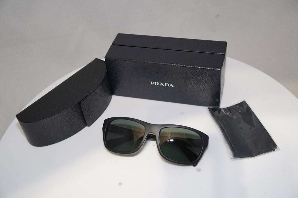 PRADA Mens Boxed Designer Sunglasses Black Rectangle SPR 29N 1BO-301 22316