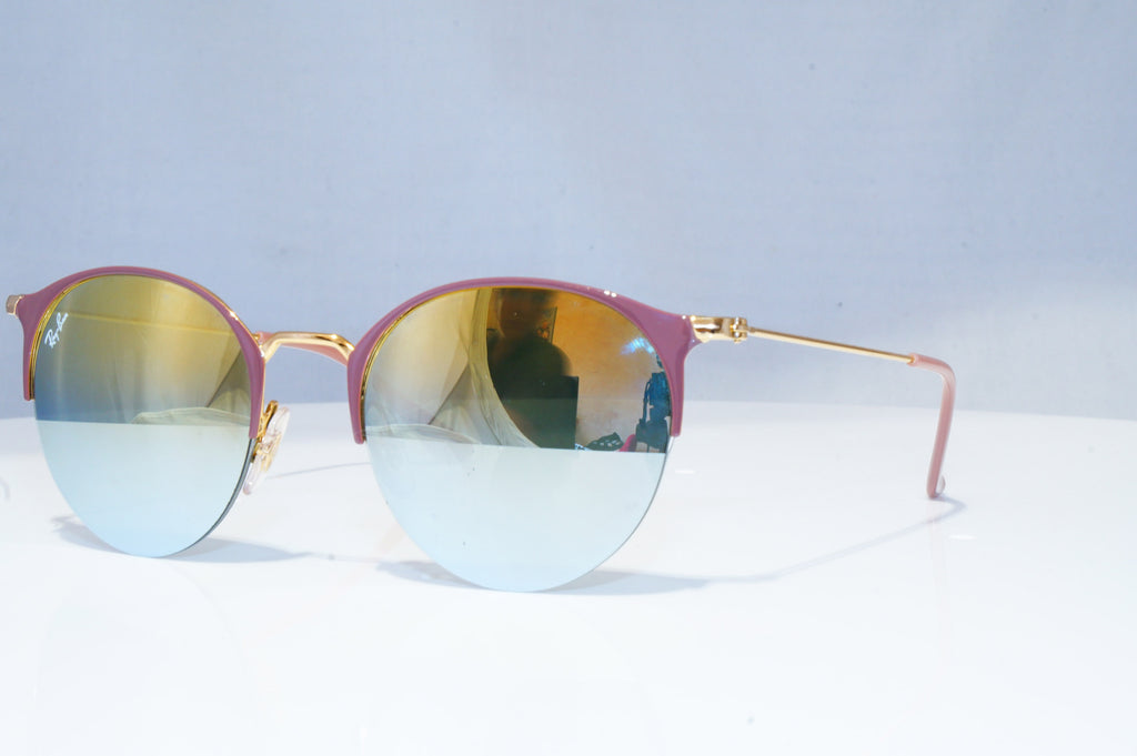 RAY-BAN Womens Mirror Designer Sunglasses Gold Round RB 3578 BO11/A7 18652