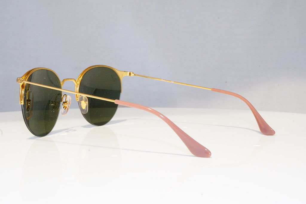 RAY-BAN Womens Mirror Designer Sunglasses Gold Round RB 3578 BO11/A7 18652