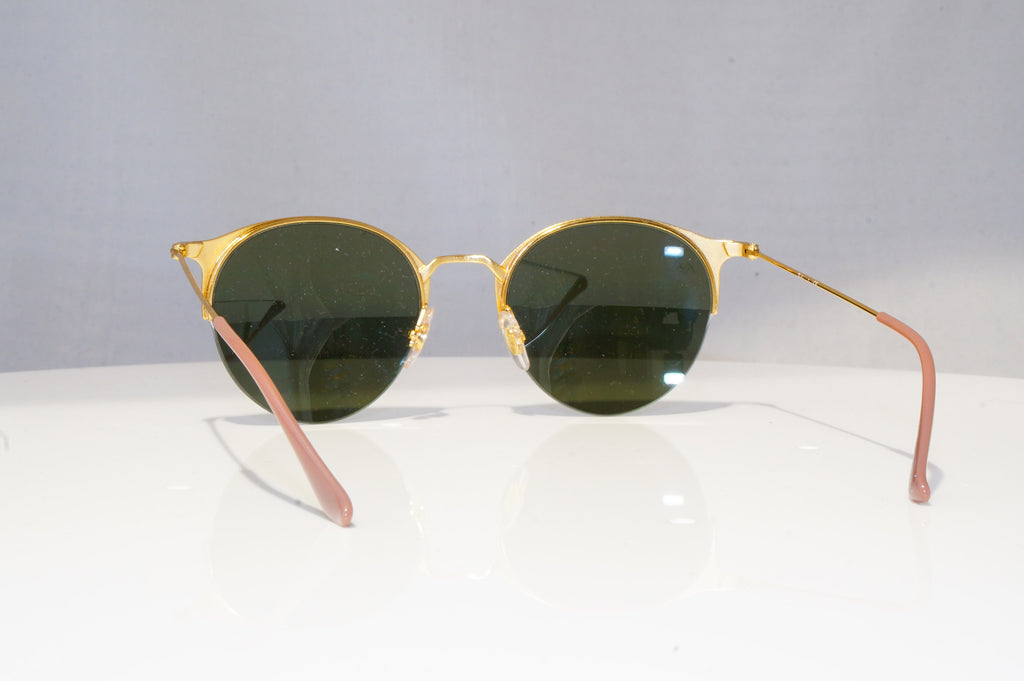 RAY-BAN Womens Mirror Designer Sunglasses Gold Round RB 3578 BO11/A7 18652