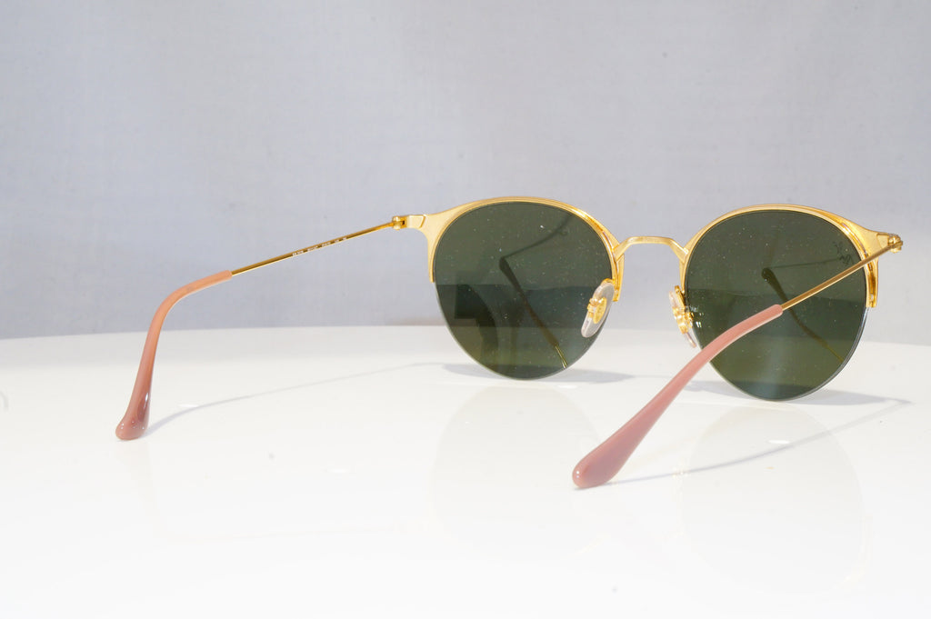 RAY-BAN Womens Mirror Designer Sunglasses Gold Round RB 3578 BO11/A7 18652