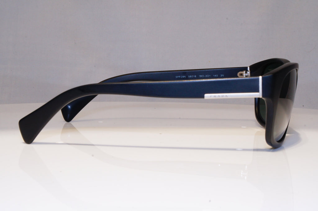 PRADA Mens Boxed Designer Sunglasses Black Rectangle SPR 29N 1BO-301 22316