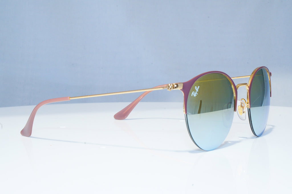RAY-BAN Womens Mirror Designer Sunglasses Gold Round RB 3578 BO11/A7 18652