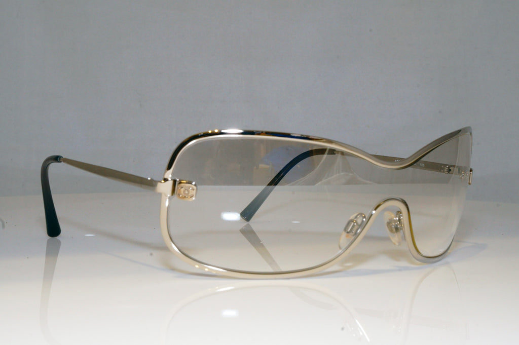 CHANEL Womens Designer Sunglasses Silver Shield 4064 124/6I 17784