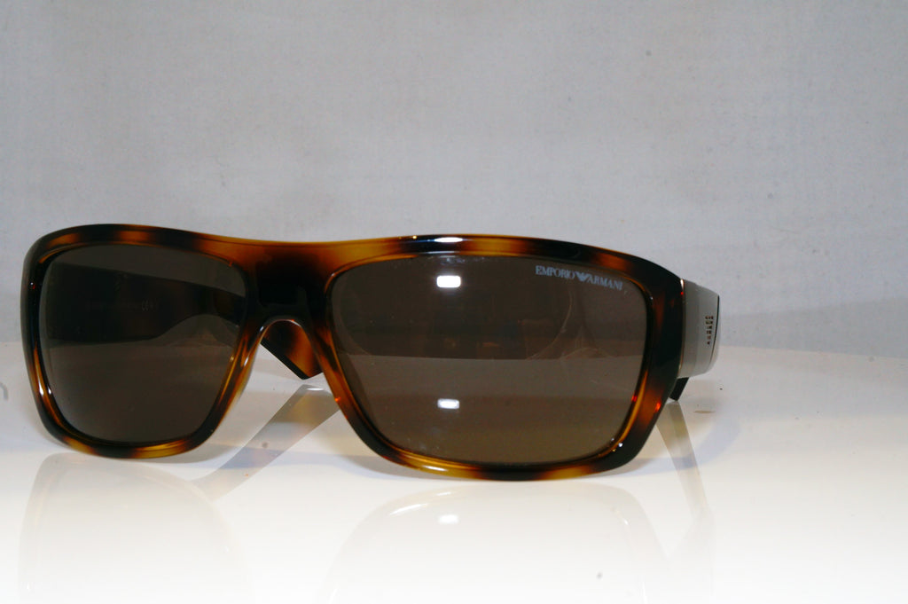 EMPORIO ARMANI Mens Designer Sunglasses Brown Wrap EA 9857 79170 17794