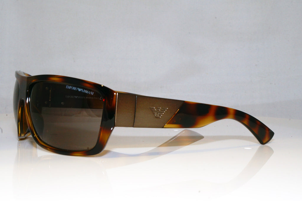 EMPORIO ARMANI Mens Designer Sunglasses Brown Wrap EA 9857 79170 17794