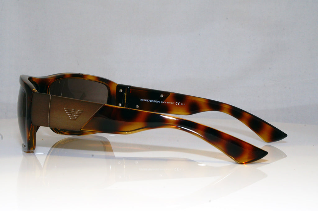 EMPORIO ARMANI Mens Designer Sunglasses Brown Wrap EA 9857 79170 17794