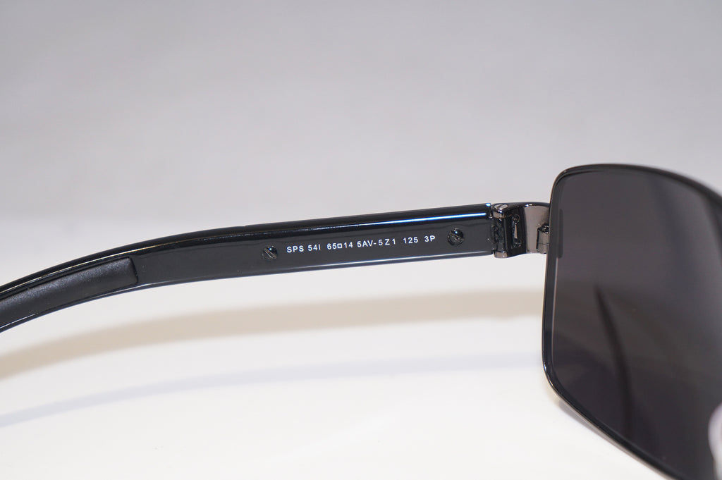 PRADA Mens Designer Sunglasses Black Rectangle SPS 54I 5AV-5Z1 15229