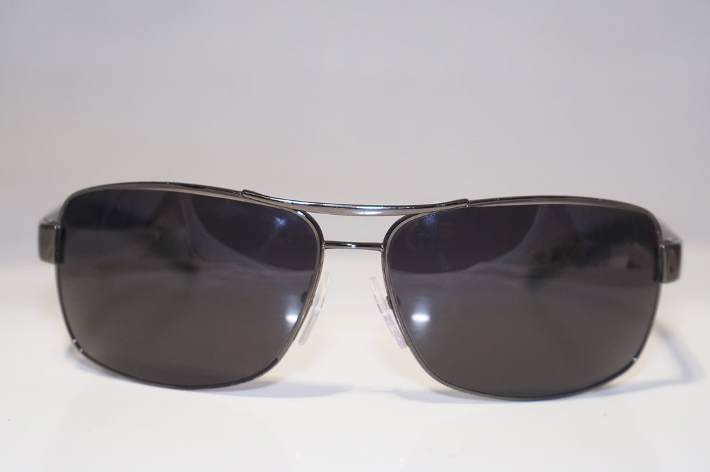 PRADA Mens Designer Sunglasses Black Rectangle SPS 54I 5AV-5Z1 15229