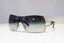 BVLGARI Womens Diamante Designer Sunglasses Black Shield 6038-B 102/8G 18599