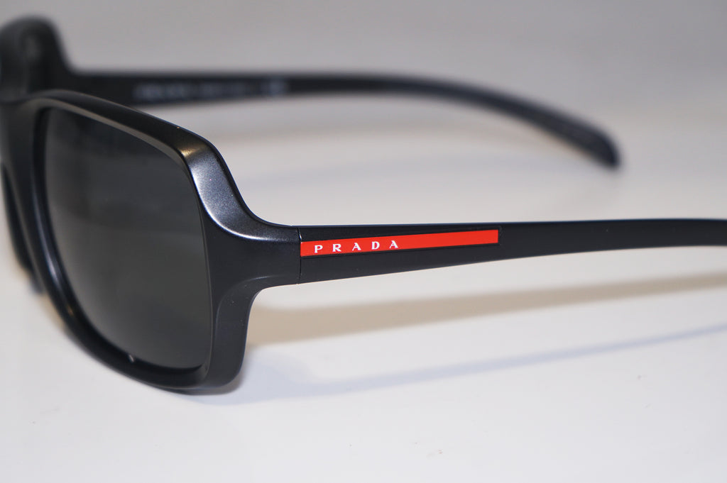 PRADA Mens Designer Sunglasses Black Square SPS 07L 1BO-1A1 15664