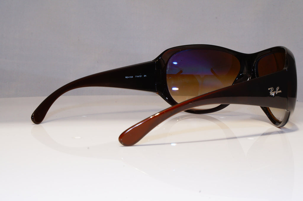 RAY-BAN Womens Designer Sunglasses Brown Rectangle R B4104 714/51 22327