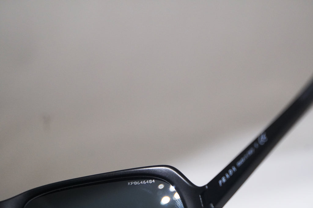 PRADA Mens Designer Sunglasses Black Square SPS 07L 1BO-1A1 15664