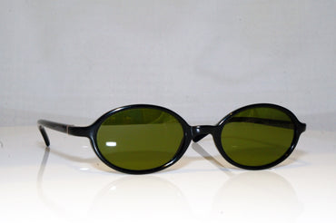 GIORGIO ARMANI Mens Vintage 1990 Designer Sunglasses Black Oval 2001 020 17317