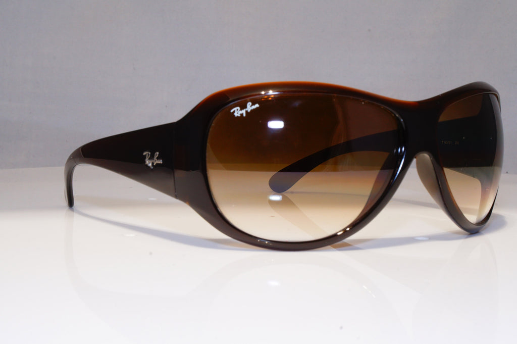 RAY-BAN Womens Designer Sunglasses Brown Rectangle R B4104 714/51 22327