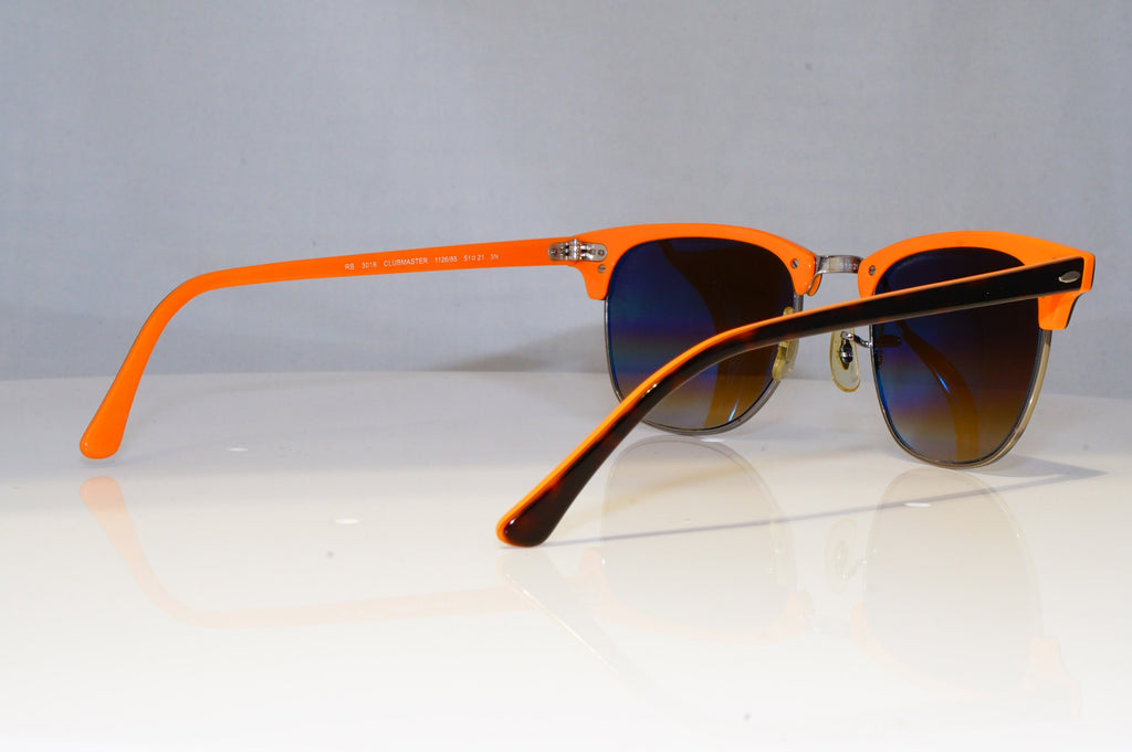 RAY-BAN Mens Womens Designer Sunglasses Brown Clubmaster RB 3016 1126/85 20424