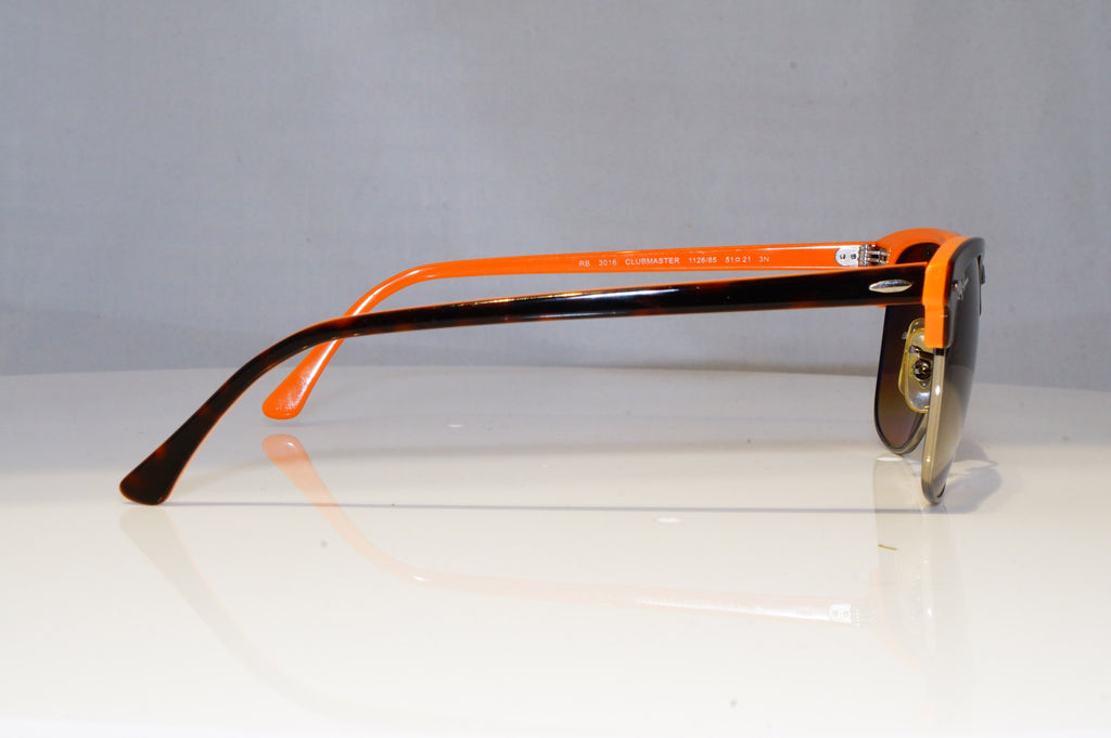 RAY-BAN Mens Womens Designer Sunglasses Brown Clubmaster RB 3016 1126/85 20424