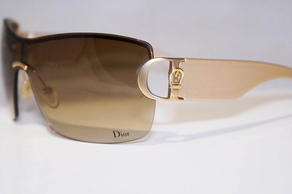 DIOR Boxed Womens Designer Sunglasses Beige Shield Buckle 1 QBR2K 16386