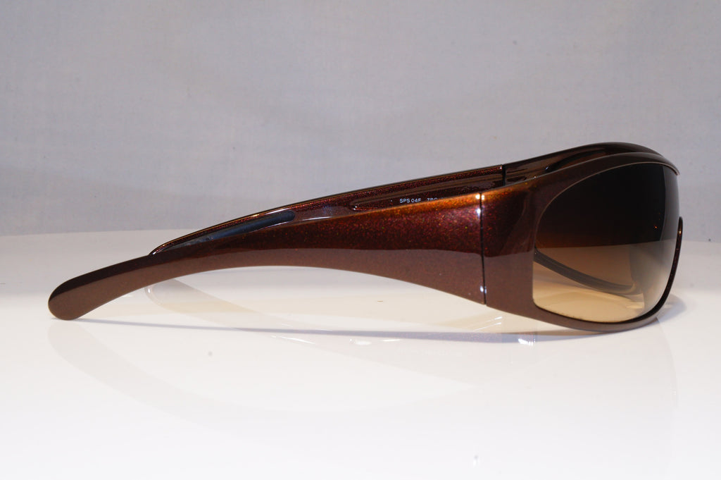 PRADA Mens Womens Designer Sunglasses Brown Shield SPS 04F 7BG-2Z1 22305
