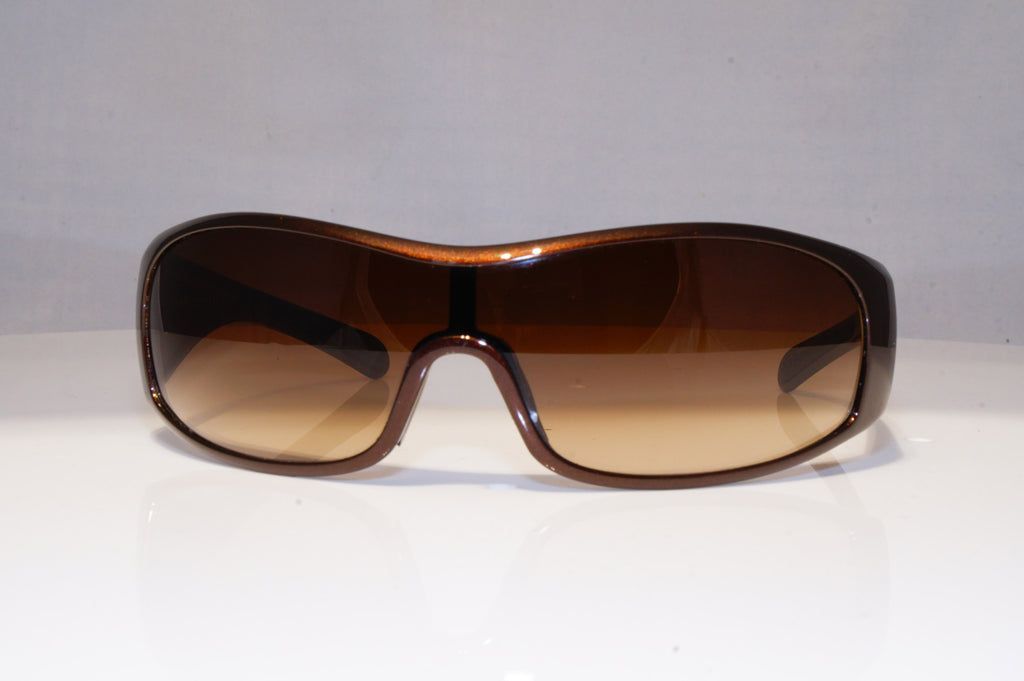 PRADA Mens Womens Designer Sunglasses Brown Shield SPS 04F 7BG-2Z1 22305