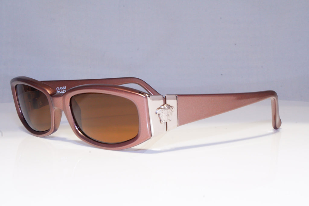 GIANNI VERSACE Mens Vintage 1990 Designer Sunglasses Brown 253M 341 20070 NOS