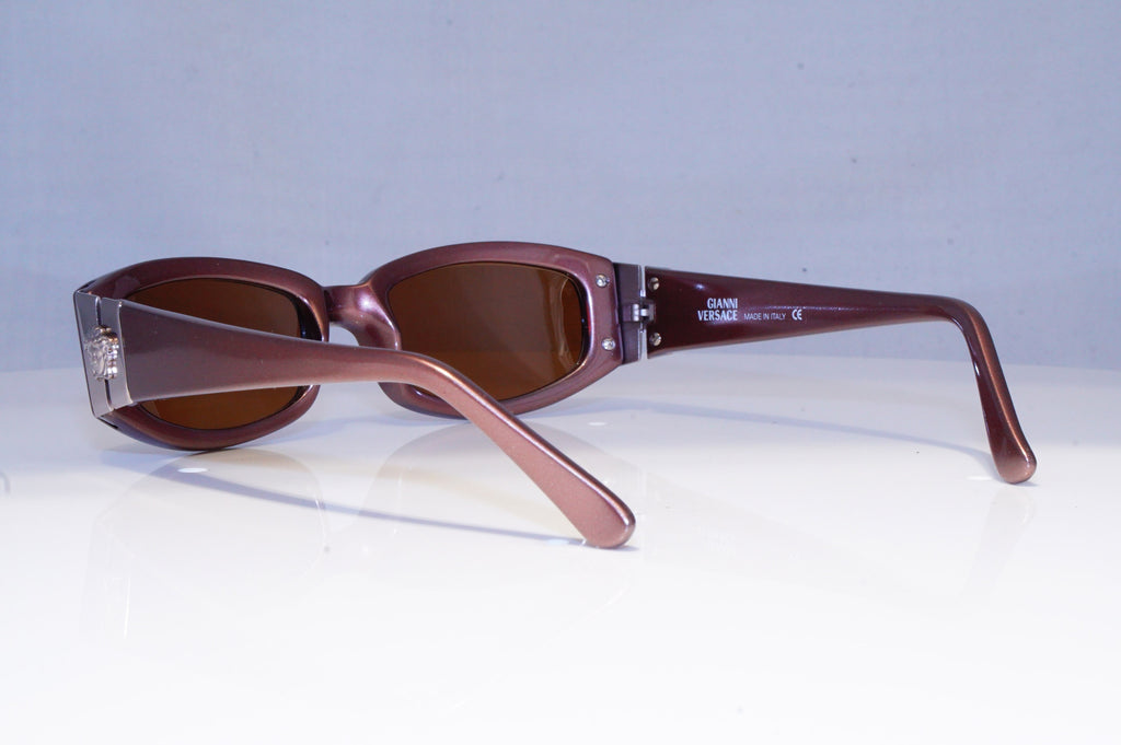 GIANNI VERSACE Mens Vintage 1990 Designer Sunglasses Brown 253M 341 20070 NOS