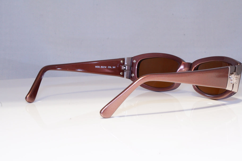 GIANNI VERSACE Mens Vintage 1990 Designer Sunglasses Brown 253M 341 20070 NOS