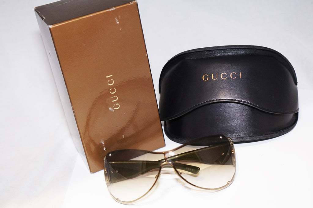 GUCCI Boxed Womens Designer Sunglasses Brown Shield GG 2764 RFHDR 16479