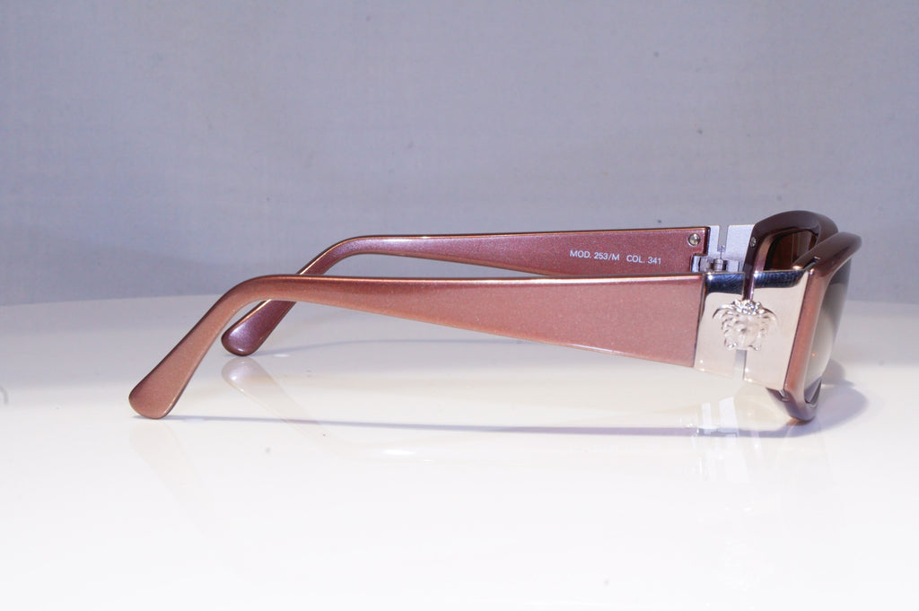GIANNI VERSACE Mens Vintage 1990 Designer Sunglasses Brown 253M 341 20070 NOS