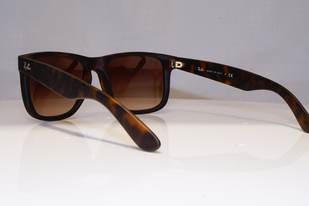RAY-BAN Mens Designer Sunglasses Brown Square JUSTIN RB 4165 710/13 22300