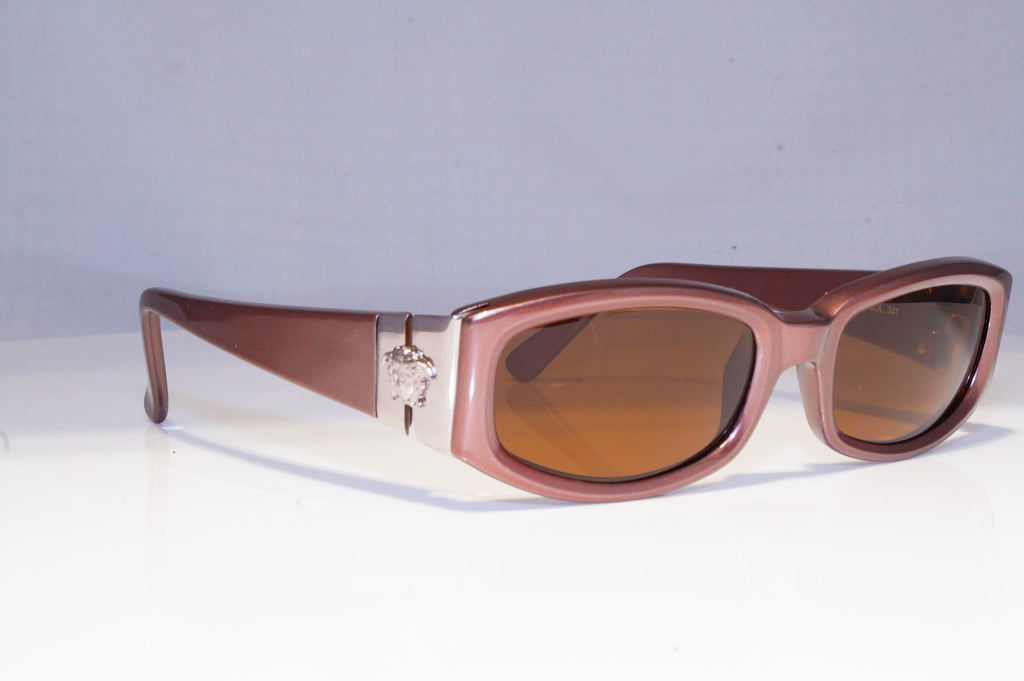 GIANNI VERSACE Mens Vintage 1990 Designer Sunglasses Brown 253M 341 20070 NOS