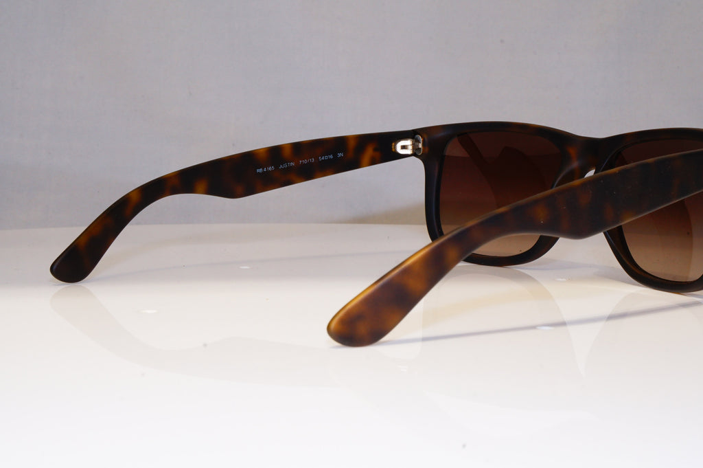 RAY-BAN Mens Designer Sunglasses Brown Square JUSTIN RB 4165 710/13 22300