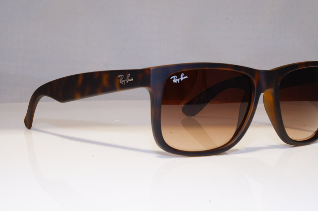 RAY-BAN Mens Designer Sunglasses Brown Square JUSTIN RB 4165 710/13 22300