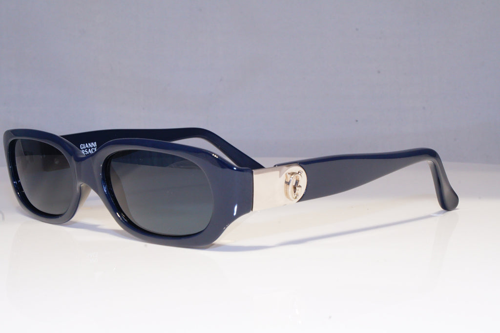 GIANNI VERSACE Mens Vintage 1990 Designer Sunglasses Blue 531/M 917 20072 NOS