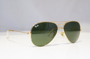 RAY-BAN Mens Designer Sunglasses Gold Pilot RB 3025 L0205 18585