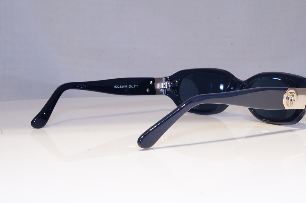GIANNI VERSACE Mens Vintage 1990 Designer Sunglasses Blue 531/M 917 20072 NOS