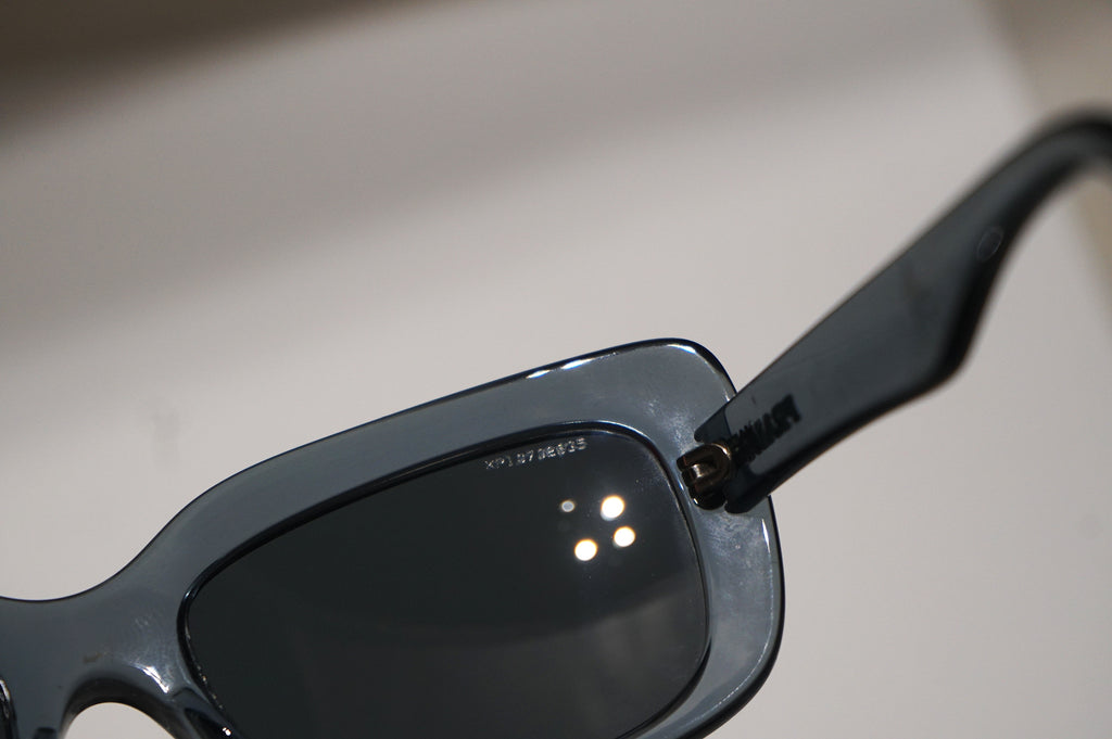 PRADA Boxed Womens Designer Sunglasses Ice Grey Cat Eye SPR 23M PD6-9K1 15631