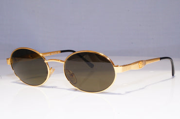GIANNI VERSACE Mens Vintage 1990 Designer Sunglasses Gold S09 30 19996 NOS