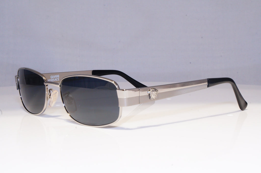GIANNI VERSACE Mens Vintage 1990 Designer Sunglasses Silver X34 29 19994 NOS