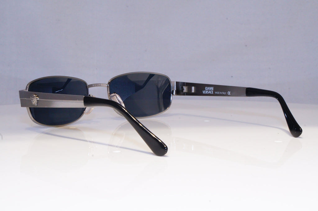 GIANNI VERSACE Mens Vintage 1990 Designer Sunglasses Silver X34 29 19994 NOS